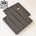 Wood Plastic Composite Decking DIY Tile Interlock Terrace WPC Decking Tile